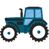 Blauer Traktor 1