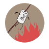 Marshmallow On Fire