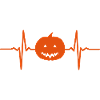 Heartbeat Pumpkin | Halloween Design