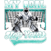 Funny Hockey Defender Denying Goals