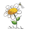 Fleur dessin animé - Cadeau