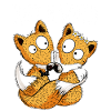 Just Married Renards - Mariage - Cadeau