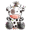 Voodoo Cow - Cows - Gift - Cartoon - Doll
