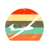 Retro glider flight gift