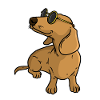 Dachshund Chiller Sunglasses dog