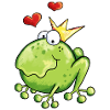 Frog In Love - Frogs - Heart