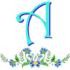 flower blue a