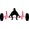 Weightlifting Woman & Heartbeat