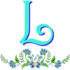 flower blue l