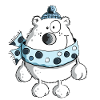 Cuddly Polar Baer- Bears - Winter - Cartoon