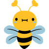 mignon petite abeille hornisse