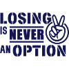 No Losing (lettering)