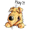 Airedale Terrier - Dog - Cartoon - Gift Dogs
