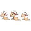 Trois Renne de Noël