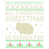 Guinea pig christmas motif gift