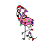 Pink Flamingo Christmas