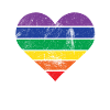 Heart rainbow