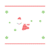 Chien de Noël Husky laid