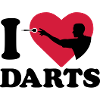 i love darts dartsport