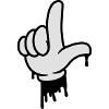 loser geste hand