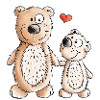 Bären Liebe - Bär - Best Friends - Partner - Comic