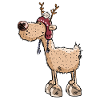 Heureux renne - Hiver - Sauvage - Cadeau