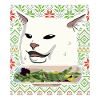 Katte Meme Ugly Christmas Sweater Gift