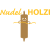 Nudelholz mit Nudel