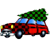 Christmas car - Merry Christmas