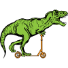Dinosaur scooter