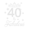 Birthday - Age Shirt ● Fabulous 40 ● Gift