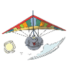 Hang planeur planeur hippopotame