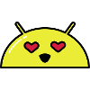 Love Alien Face Emoticon