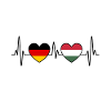 Hungary Germany heartbeat EKG trip