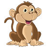 funny monkey - design