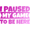 I Paused my Game to Gamer Girl