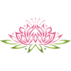 Grande fleur de lotus. Yoga.