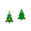 Weihnachtsbaum Flittchen lustiger Spruch Geschenk