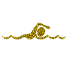 Gold Schwimmen