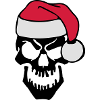 skull christmas