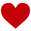 Heart red