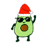 Avocado - Christmas - funny