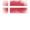 Denmark flag with Danish flag