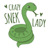 Crazy SNEK (Snake) lady