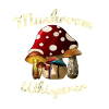 Pilz-Flüsterer-Blüte wachsen Giftpilz-Form-Geschenk
