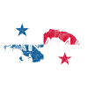 Panama Map and Flag
