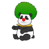 Panda de clown