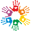 Rainbow hands