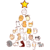 Cats fir tree