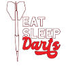 Darts Motiv Eat Sleep Darts